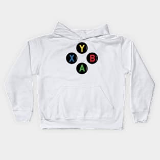 XBox Controller Buttons Kids Hoodie